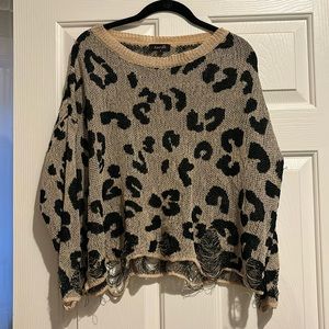 Amaryllis Distressed Sweater